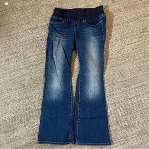 Gap 1969 maternity jeans sexy boot size 28 6s